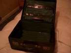 Crocodile Briefcase - large capacity. Old leather case....