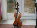 German Violin C.1900 With Bow and Case